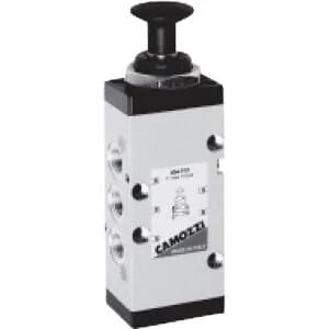 Camozzi - 454915 - Camozzi 5/2-Way Valve, Push/Pull Button