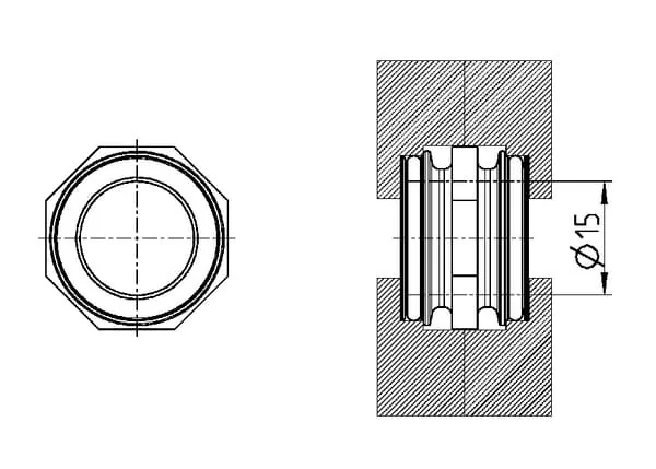 Camozzi - MD1C - Intermediate Joining Cartridge