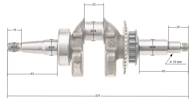 Cedrus - 70608 - Crankshaft Vibratory Rammer ST01