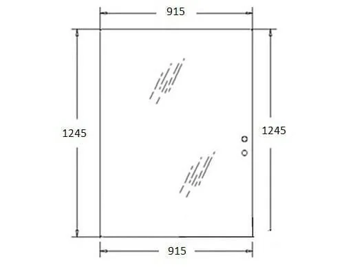 CNH - 85801632 - Rear Window