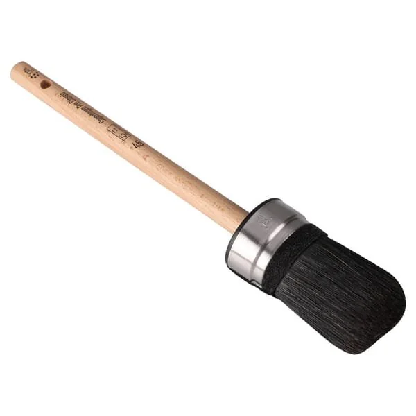 Copenhagen Pro - 2312245 - Classic Paintbrush Oval V Star, Black Pigshair 45mm