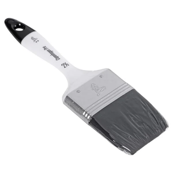 Copenhagen Pro - 2320425 - Universal Flat Brush II Star, Black Synthetic Hair 65mm