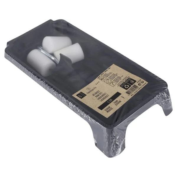 Copenhagen Pro - 2391106 - Paint Set Tray + Roller, III Star, Foam F Straight 5cm, 5 Pcs
