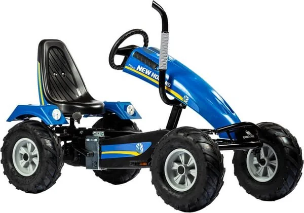 Dino Cars - 66910BF3 - Go-Kart, New Holland, Blue/Yellow/Black, From Age 5, With Freewheel, Track BF3 By