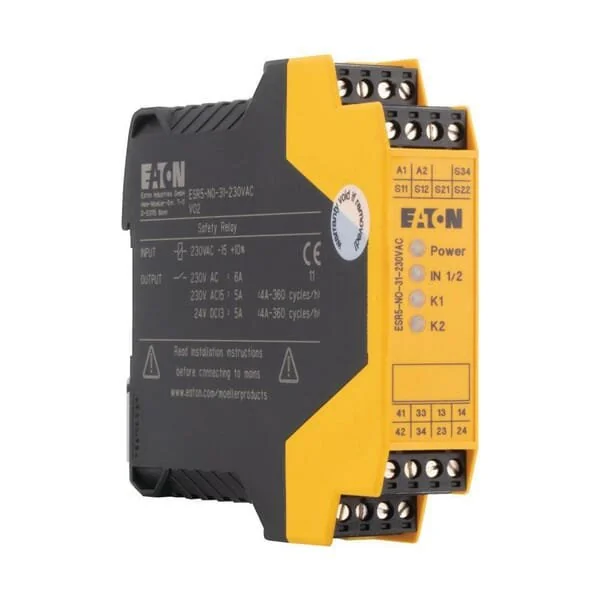 Eaton - ESR5NO31230VAC - Safety Relay, 1 Channel