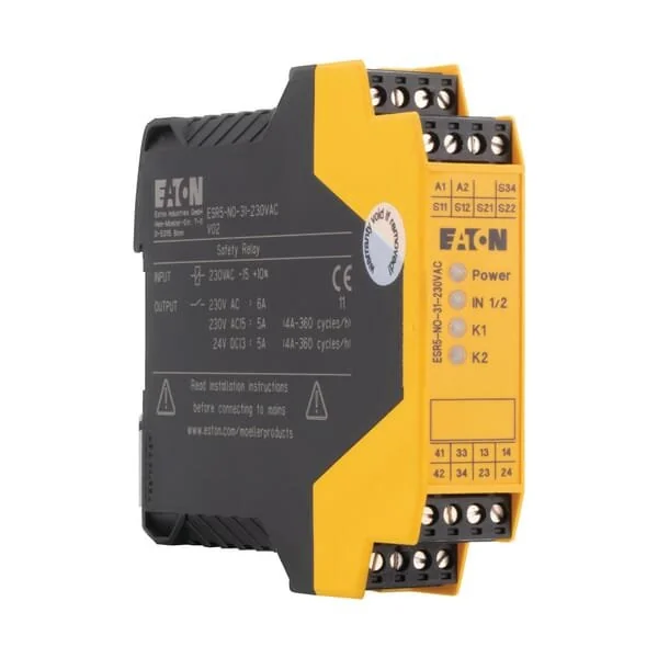 Eaton - ESR5NO31230VAC - Safety Relay, 1 Channel