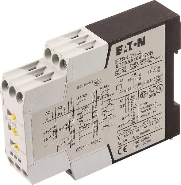 Eaton - ETR470A - Timer Relay, 24-240V-AC/DC