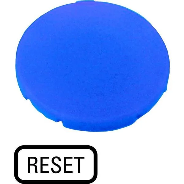 Eaton - M22XDBGB14 - Button Plate Blue "Reset"