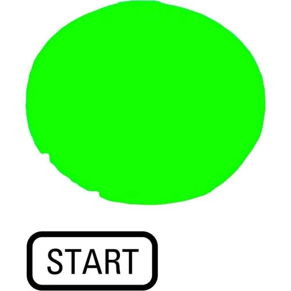 Eaton - M22XDLGGB1 - Button Lense Green Start