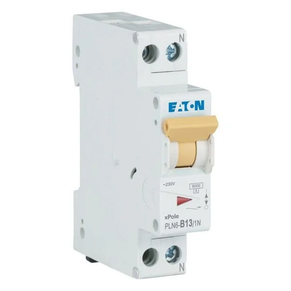 Eaton - PLN6B131N - Miniature Circuit Breaker 13A,1P+N,B