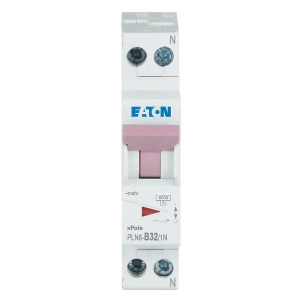 Eaton - PLN6B321N - Miniature Circuit-Br 32A,1P+N,B