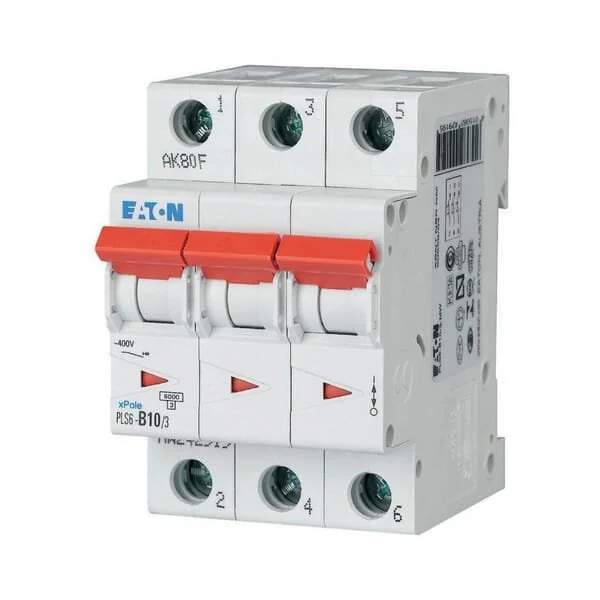 Eaton - PLS6B103 - Miniature Circuit Breaker 10A.3P,B