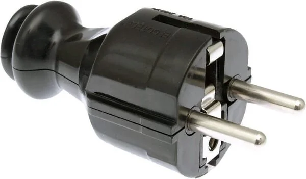 Elgotech - 1760141030 - Unischuko Straight Plug With Grounding, WT-30-2