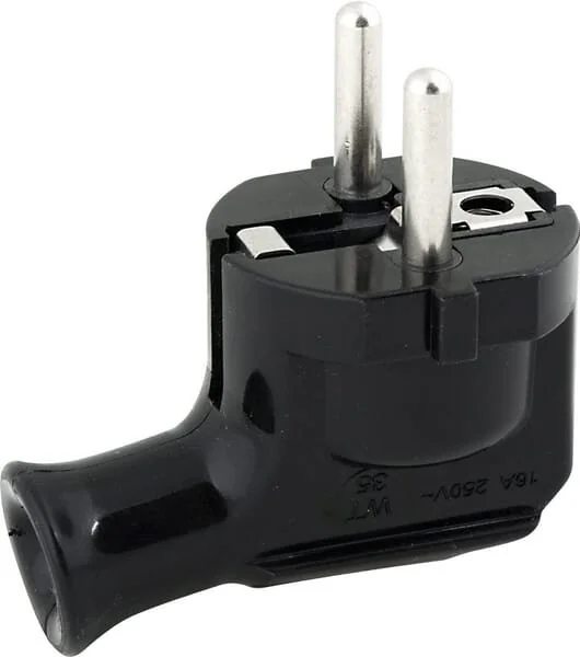 Elgotech - 1760141036 - Unishuko Right-Angle Plug With Grounding, WT-35-2