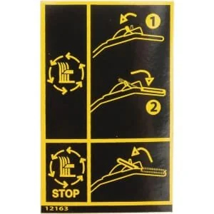 Etesia - 12163 - Clutch/Blade Sticker