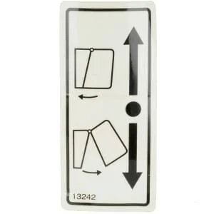 Etesia - 13242 - Emptying Sticker