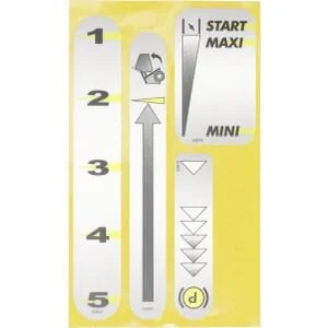 Etesia - 52810 - Basket Draining Sticker