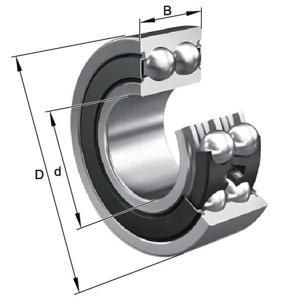Fag - 3211BDTVHC3 - Angular Ball Bearings In 2rows