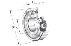 Fag - 6302ZC3 - Deep Groove Ball Bearing INA/FAG