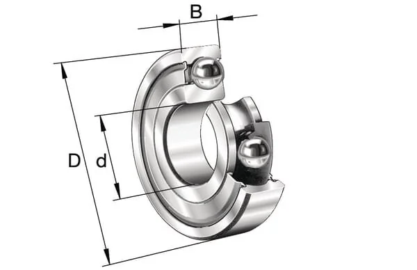 Fag - 63192Z - Deep Groove Ball Bearing