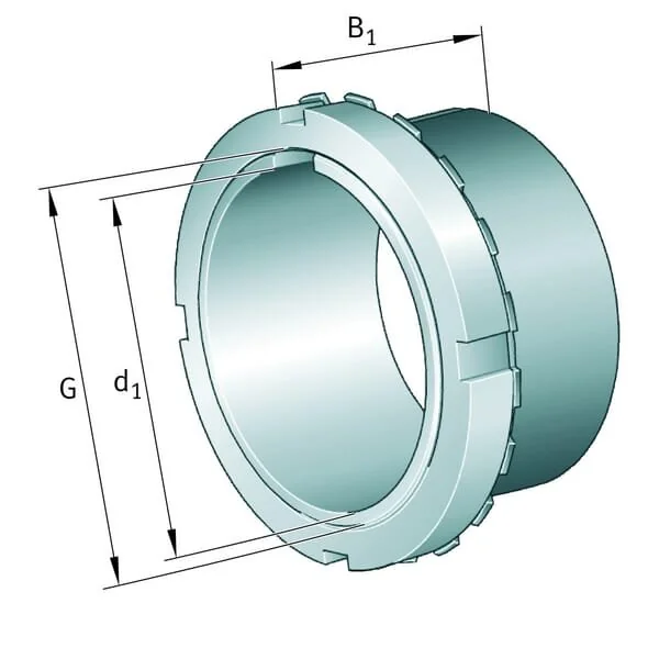 Fag - H205 - Adaptor Sleeve With Nut