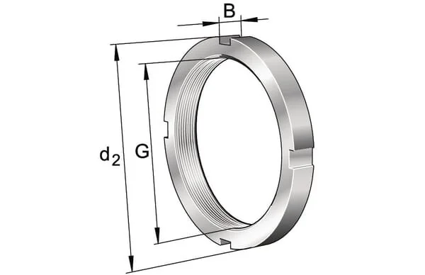 Fag - KM6V - KM Nut, Zinc-Plated