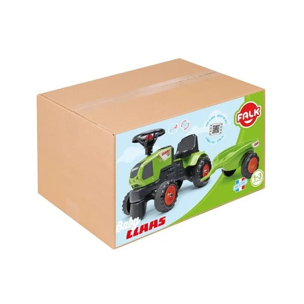 Falk - 1012B - Claas Baby Tractor With Trailer
