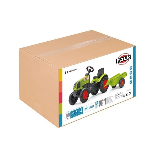 Falk - 2040A - Claas Tractor With Trailer