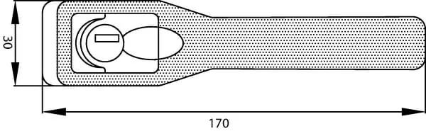 Fendt (AGCO) - E198810030019 - Door Handle