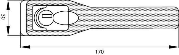 Fendt (AGCO) - E291500210019 - Door Handle