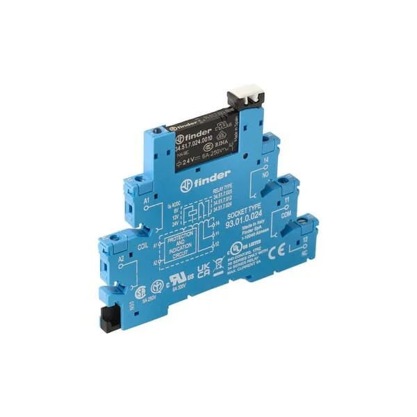 Finder - 385100240060 - Relay Interface Mod. (EMR)Screw 6.2mm 1CO 6A/ UC/AgNi