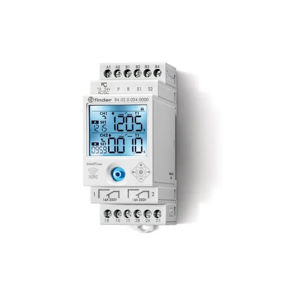 Finder - 840200240000 - SMARTimer Relay 2W 16A, 12 AC/DC
