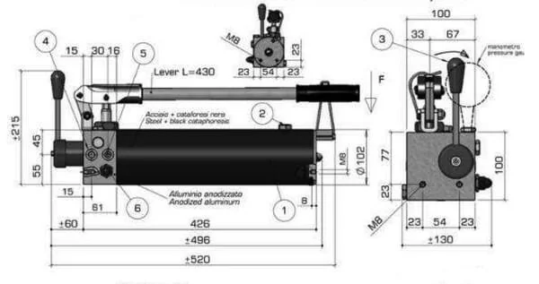 Gasparini - GL146ALLSP - Hand Pump