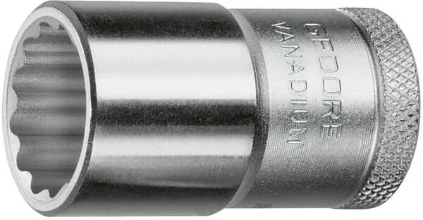 Gedore - D1938AF - Socket 3/8 inches BiHex 12pt, 1/2 inches
