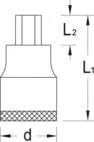 Gedore - IN308 - Screwdriver Bit Socket 8mm