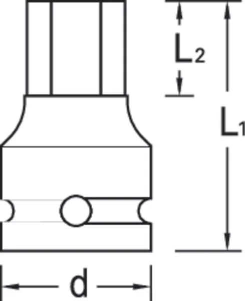 Gedore - INK195 - Impact Socket 5mm