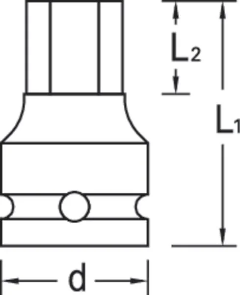 Gedore - INK3214 - Impact Bit Socket 14mm