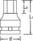 Gedore - INK3217 - Impact Bit Socket 17mm