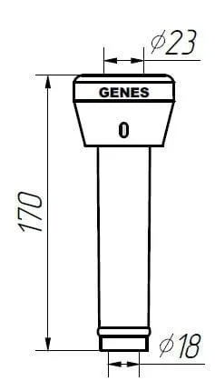 GENES - 1580GS06P - Milking Liners Adapter Westfalia 7021.2725.220