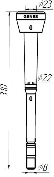 GENES - 1580SGS03 - Milking Liners Silicone Adapter Alfa Laval 960016, Agromilk Czech Republic