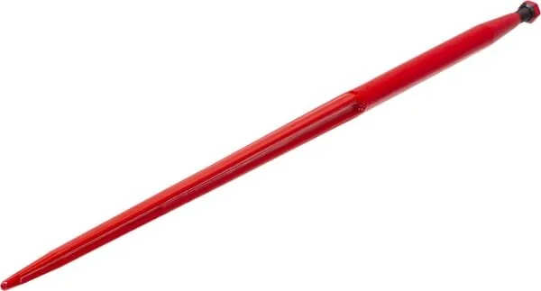 Gopart - FT14 - Loader Tine, Straight, Double T Section 36x1100mm, Pointed Tip With M20x1.5mm Nut, Red