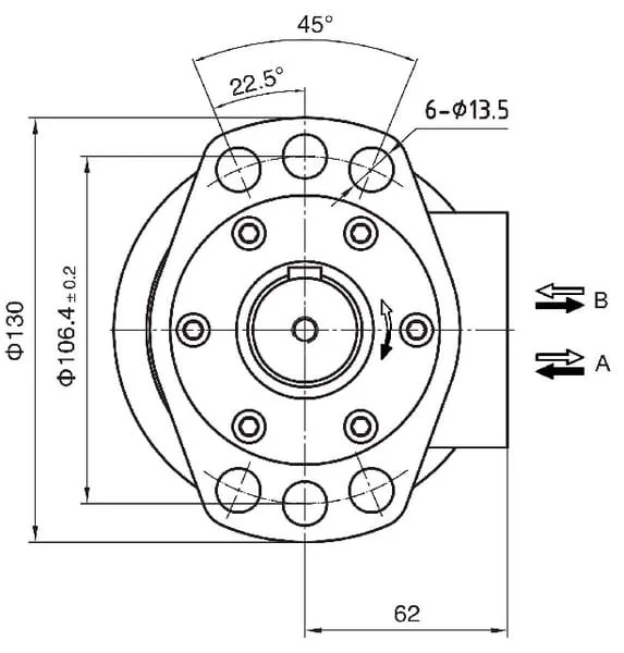 Gopart - SMH500A432YGP - Orbit Motor
