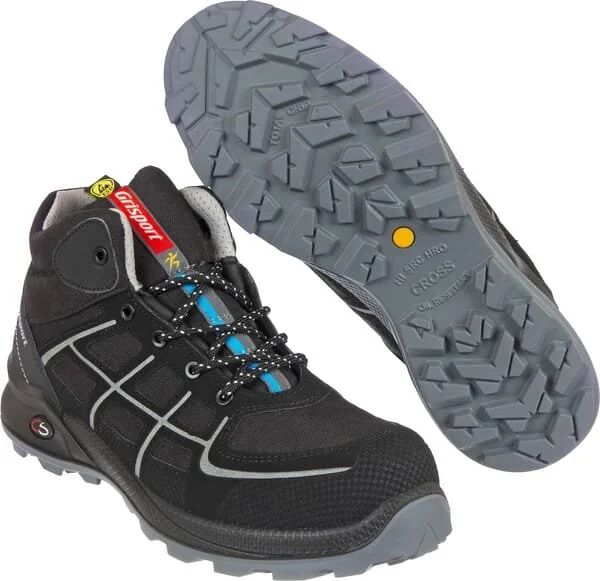 Grisport - 33633043 - Safety Shoe Cross Safety Firm S3 Black Grey - 43