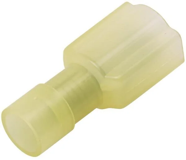 Hella - 8KW744705003 - Terminal Blade Male, Yellow, 4-6mm² 6.3x0.8mm, Blister (25x)