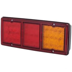 Hella ValueFit - 2SD357024001 - Rear Light LED, Rectangular, 9/, Red/Amber, Bolt On, MM, 33 LED's