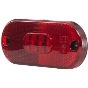 Hella ValueFit - 2TM357009011 - Marker Light LED, Rectangular, Red, Bolt On
