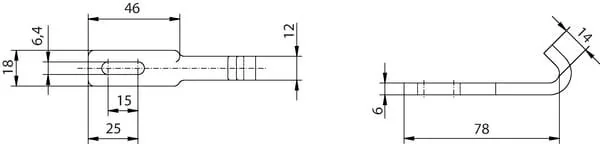 Hesterberg - 6030052 - Hook For Over Centre Fastener