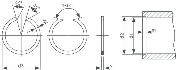 IDC® - BR65 - Snap Ring Internal 65x1.5mm ®