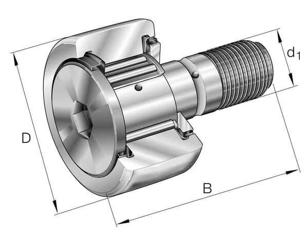 Ina - KR35XPPANMT - Track Roller With Nut