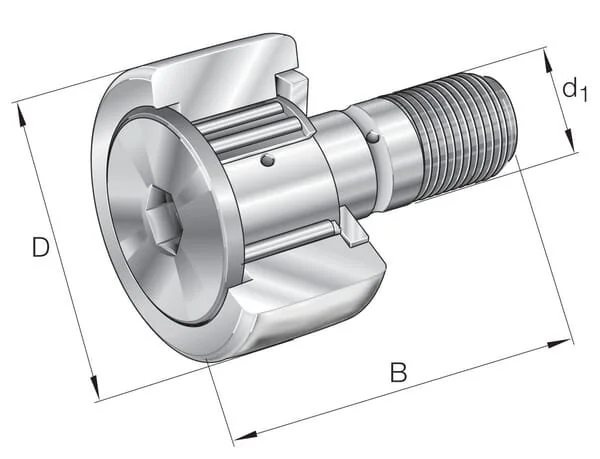 Ina - KR40BNMT - Track Roller With Nut
